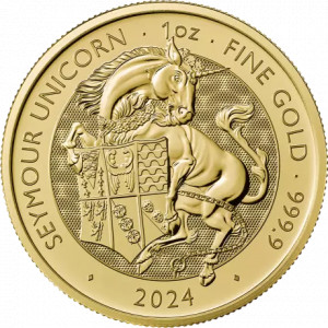 Zlatá mince The Royal Tudor Beasts - Unicorn 1 oz BU 2024