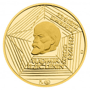 Zlatý dukát - Kult osobnosti - V. I. Lenin 3,49 g proof 2024