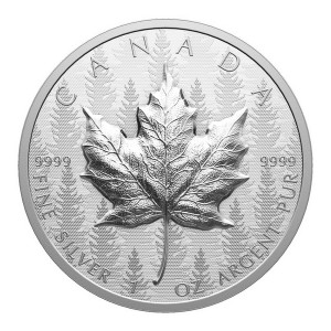 Stříbrná mince Maple Leaf 1 oz ultra vysoký reliéf 2024