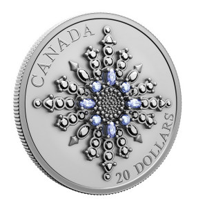 Stříbrná mince The Sapphire Jubilee Snowflake 1 oz