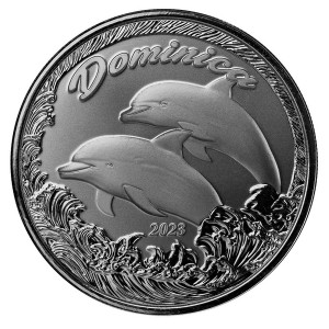 Stříbrná mince Dominica Dolphin 1 oz 2023