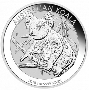 Stříbrná mince Koala 1 kg 2018