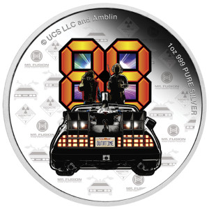 Stříbrná mince Back To The Future 40th Anniversary 1 oz proof 2025